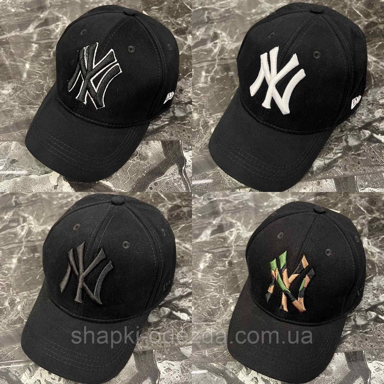 Чорна кепка "New York Yankees" бавовна 56-59 р