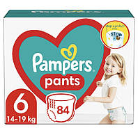 Подгузники-трусики Pampers pants 6 (14-19 кг) на 84 шт