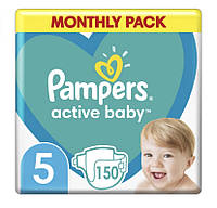 Підгузки Pampers Active Baby 5 (11-16 кг) на 150 шт