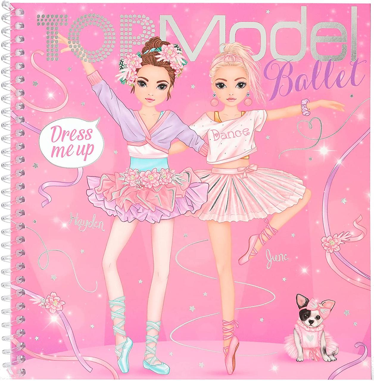 Альбом для стікерів Top model Dress me Up Ballet Одягни мене стікербук Балет (12125), фото 1