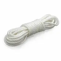 Мотузка білизняна біла 1.5 мм х 15м кручена із синтетичних ниток В-19