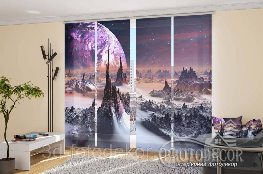 Японські фото штори "На Марсі" - Будь-який розмір. Читаємо опис!, фото 1