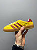 Жіночі Кросівки Adidas Gazelle x Gucci Yellow Red / Адідас Газелі Гуччі Жовті з Червоним, фото 7