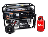 Генератор Газ/бензин GREENMAX MB6500EB3 5,0/5,5 кВт 220В/380В