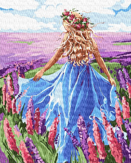 Картина за номерами Наодині з думками 40х50 см