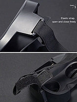 Маска інтерактивна LCD Bluetooth з проєкцією статичних і динамічних зображень ABC, фото 4