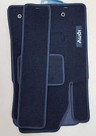 Ворсові килимки в салон автомобіля для Audi 100/A6 1990-1997 чорні