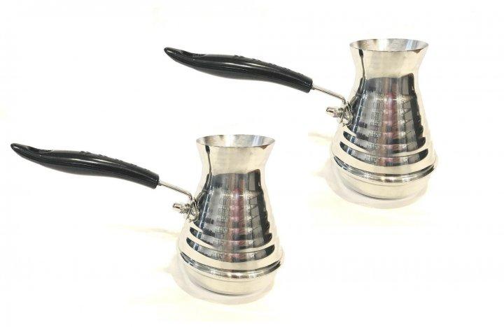 Турки з неіржавкої сталі, 2 шт. в уп., BN-652, 350 мл, фото 1