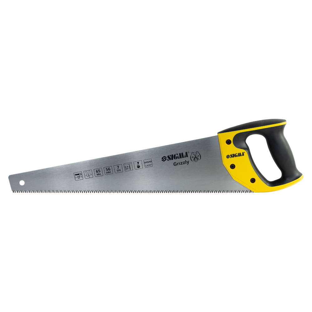 Ножівка для дерева 450 мм 7TPI Grizzly SIGMA (4400851)