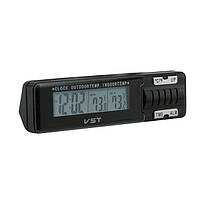 Термометр температуры воздуха VST-7065, Электронные часы с будильником, Термометр OX-474 температуры воздуха