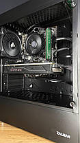 Новий ігровий ПК Zalman ZM-T7/Ryzen 3 4100 4 ядер 3.8GHz/16GB DDR4/500B SSD/Radeon RX 570 4GB/550W, фото 6
