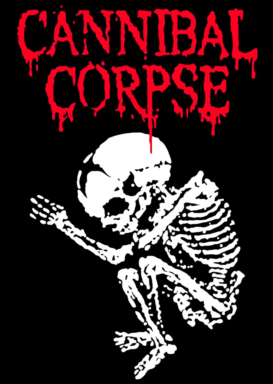 Плакат Cannibal Corpse (Butchered At Birth, Skeleton), фото 1