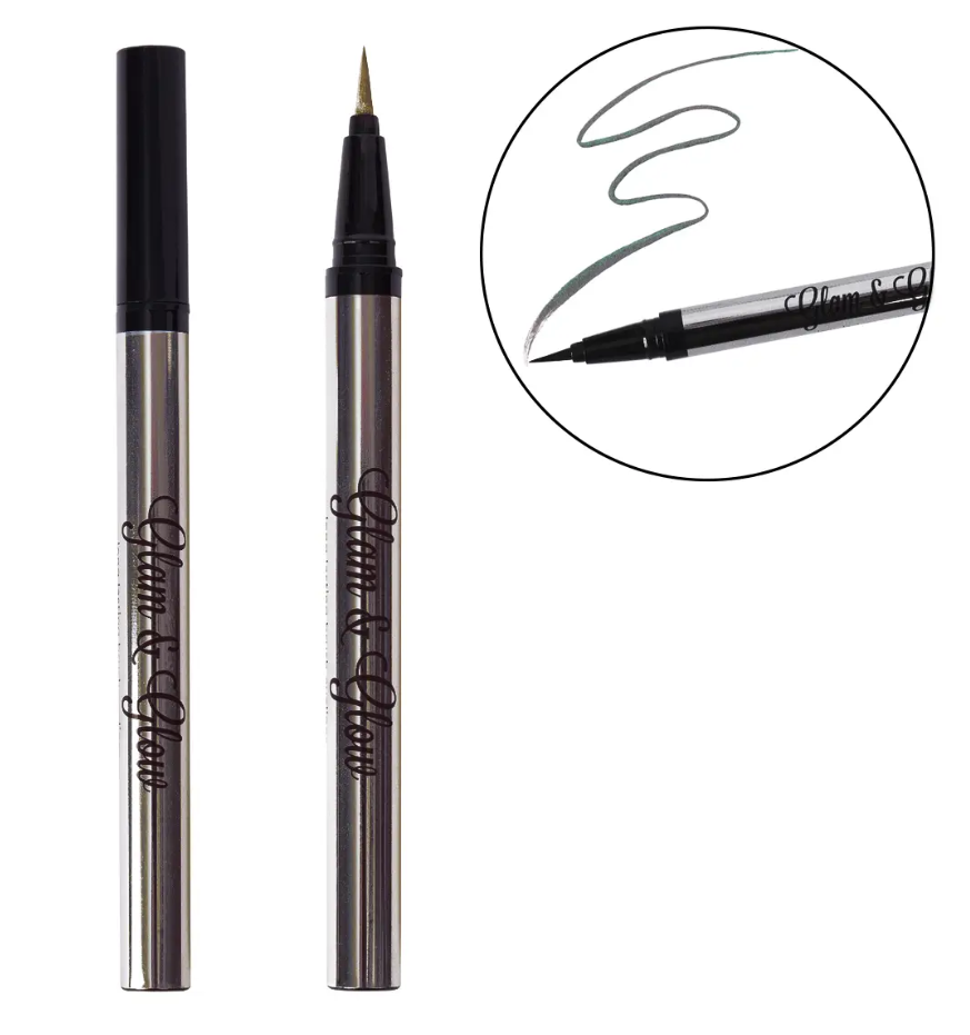 Підводка-маркер для очей кольорова Parisa Cosmetics Glam&Glow Marker PF300 (Black)