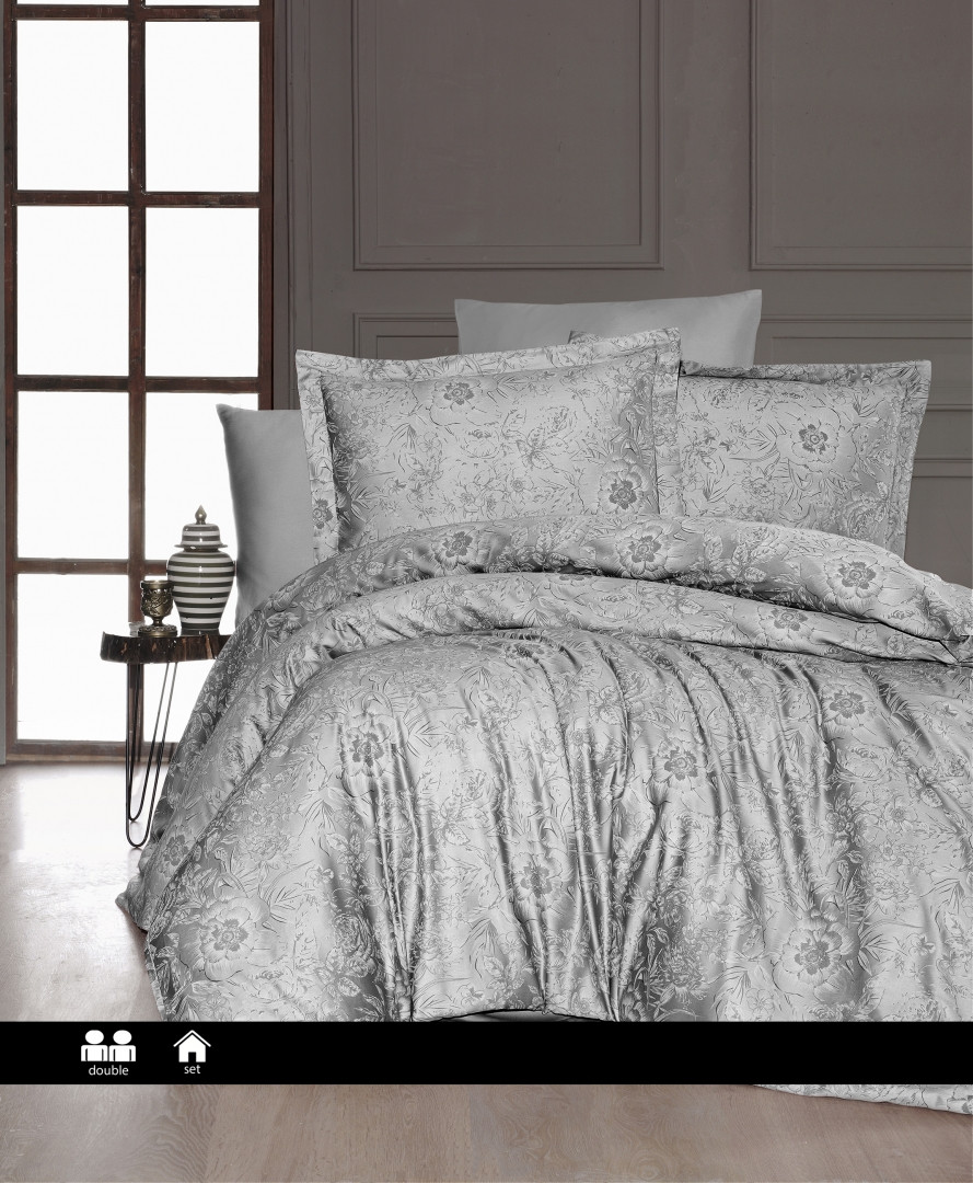 Постільна білизна First Choice - Satin Cotton - Advina Grey