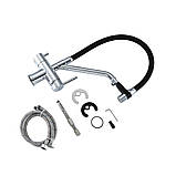 Змішувач для кухні з підключенням фільтра GAPPO G4398-80, хром, фото 5