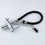 Змішувач для кухні з підключенням фільтра GAPPO G4398-80, хром, фото 3