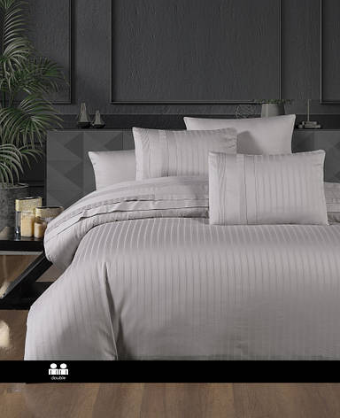 Постільна білизна First Choice Satin Deluxe Євро - New Trend Raindrops, фото 1