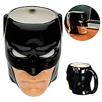 Кружка керамическая 400 мл, EL-KH021-1 / Чашка с принтом Бэтмена / Фигурная детская чашка