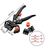 Професійний привівальний секатор із 3 ножами Titan Professional Grafting Tool для обрізання та щеплення, фото 8