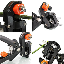 Професійний привівальний секатор із 3 ножами Titan Professional Grafting Tool для обрізання та щеплення, фото 3