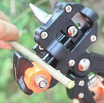 Професійний привівальний секатор із 3 ножами Titan Professional Grafting Tool для обрізання та щеплення, фото 5