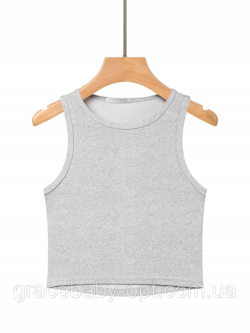 Майка-топ рубчик жіноча оптом, Glo-story, XS-XL pp, № WBX-B4205-3, фото 1