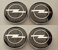 Колпачок - заглушка колесного диска Opel 56/58мм (к-т 4шт). Колпачки ступиц колес