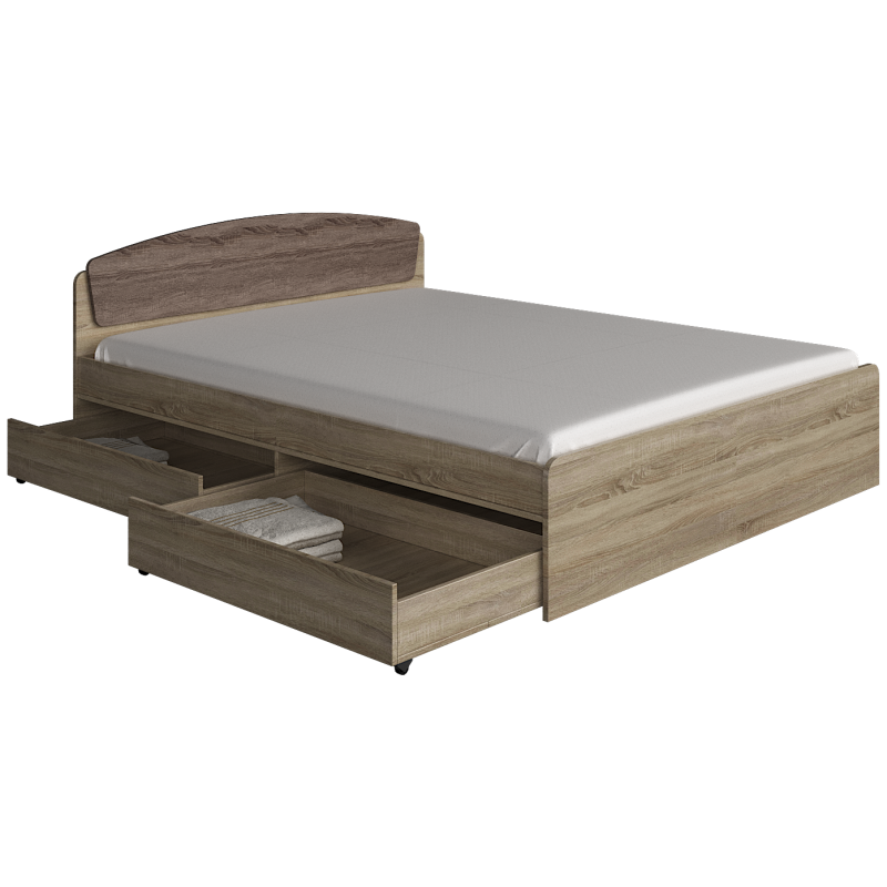 Ліжко Асторія з шухлядами 160х200 Еверест