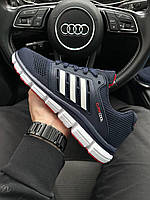 Мужские Кроссовки Adidas Climacool Dark Blue White Red 41-42