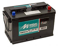 АККУМУЛЯТОР 6СТ-100A MIDAC FORTIS ASIA, 12V, 100AH (-/+) ЕВРО, МИДАК ФОРТИС, 12В, 100АЧ, EN800А