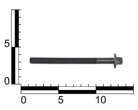 Болт ГБЦ Renault Logan/MCV, Sandero, Duster Clio II-III, Nissan, 1,4/1.6 Lada Largus, М10х117 (ш. 1,5), фото 2