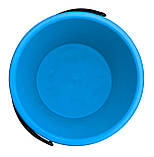 Відро господарське 10 літрів блакитне Ø 28.5 см h=25 см (ПолімерАгро), фото 2