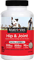 Nutri Vet Hip & Joint Extra Strength Chewables «Связки и суставы Экстра» жевательные таблетки(Уровень 2) 120 т