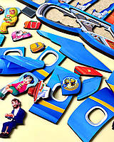 Вкладиш пазл Літак Мрія, Ань-Янь, 50 дет., 47*18 см, (ПСФ161), фото 4