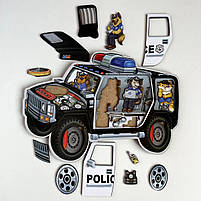 Пазл сортер Поліція, розвиваюча гра, Ань-янь, 25 дет., 27 х 32 см. (ПСФ111), фото 3