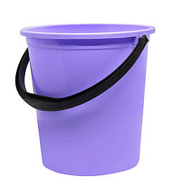 Відро пластикове 12 літрів харчове лаванда Ø 30 см h=25.5 см (ПолімерАгро)