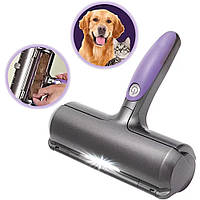 Електрична щітка для видалення шерсті тварин Fur Daddy / Щітка для збирання шерсті на батарейках