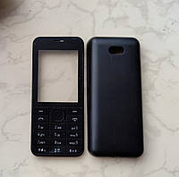Корпус Nokia 207 (черный)(без середины)