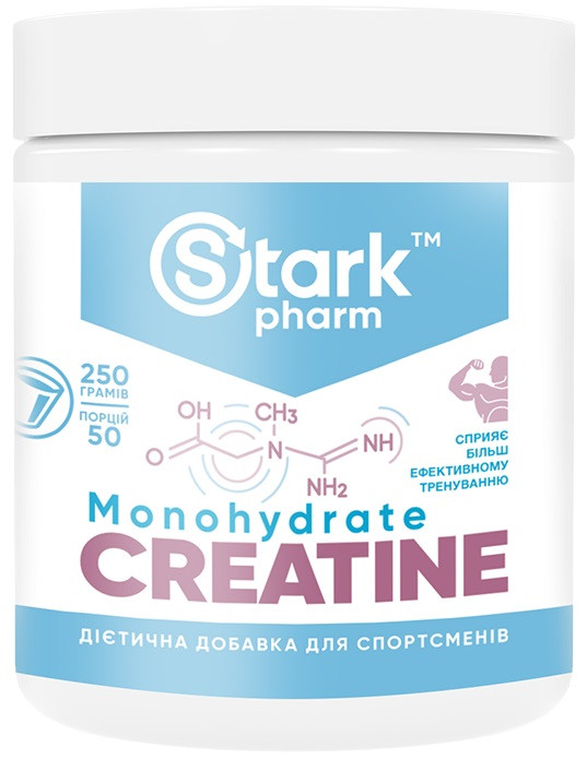 Моногідрат креатин Stark Pharm Creatine Monohydrate 250 г