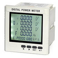 Трехфазный ваттметр переменного тока с моно кристалическим дисплеем + три трансформатора тока