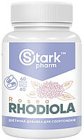 Родіола рожева Stark Pharm — Rhodiola rosea 400 мг (60 капсул) (золотий корінь довголіття)