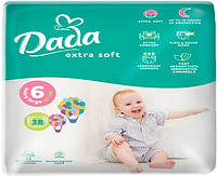 Dada Extra Soft Підгузники дитячі 6 (16+ кг) 38шт/уп Junior