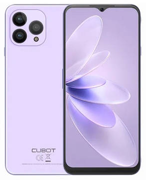 Смартфон CUBOT P80 Purple 4G 8/256GB 5200mAh камера 48+24МП + чехол + наушники, фото 2