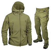 Тактический костюм Soft Shell 2 софтшел непромокаемая водоотталкивающая военная куртка для военных