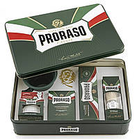PRORASO Classic Shaving Set Metal Класичний подарунковий набір для гоління у металевій коробці (400332)