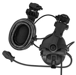 Кріплення на шолом для навушників Sordin. Чорний