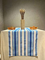 Дорожка раннер Вышиванка украинская Этно национальная, скатерть для стола интерьерная, скатерть на стол