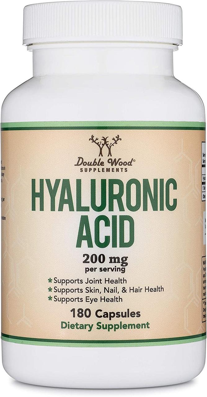 Гіалуронова кислота Double Wood Hyaluronic Acid 200 mg 180 capsules