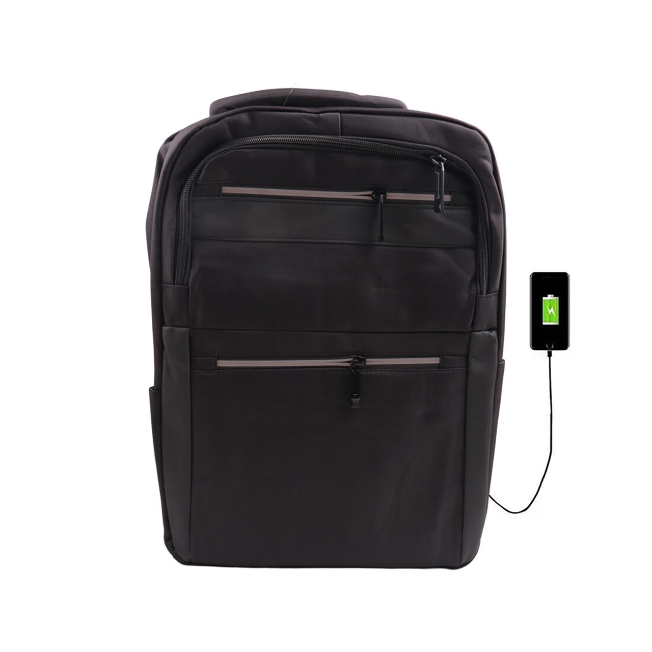 Рюкзак чоловічий текстиль з USB, фото 1