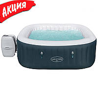 Надувной джакузи Bestway 60015 Lay-Z-Spa 180х180х66 см аэромассажный бассейн СПА для дома 6 местный